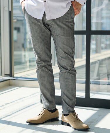 ハイパーストレッチヘリンボンスラックス