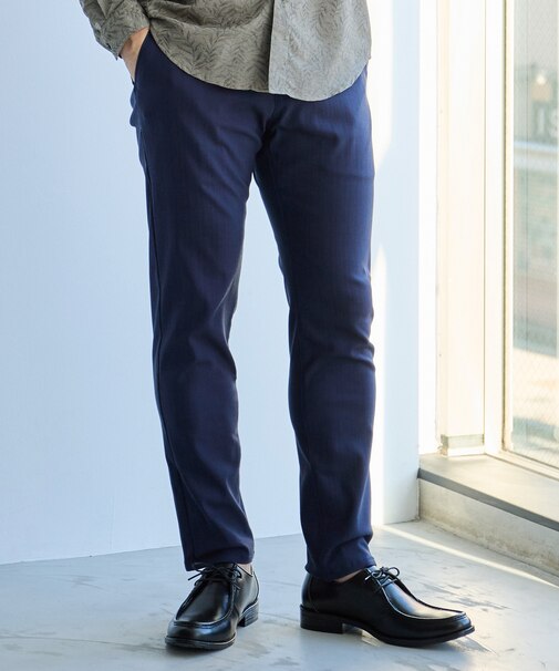 ハイパーストレッチヘリンボンスラックス