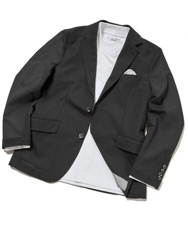 【ACTIVE TAILOR】ミックス絡みストレッチテーラードジャケット<セットアップ対応>