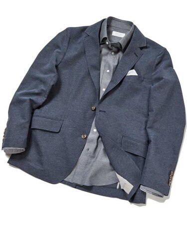 【ACTIVE TAILOR】ミックス絡みストレッチテーラードジャケット<セットアップ対応>