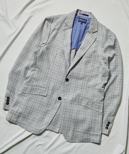 T/Rウインドウペンチェックテーラードジャケット