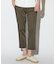 サテンストレッチクロップドパンツ