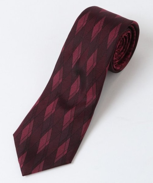 ダイヤ/千鳥格子柄 クレリックタイ