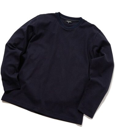 グレンチェック柄リンクスカットソー