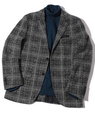 【LANIFICIO ROMA】ジャージテーラードジャケット