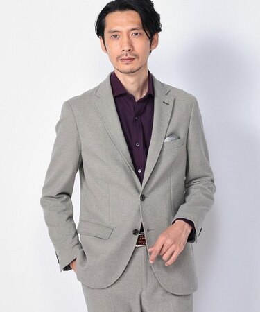 起毛加工シャンブレージャケット