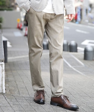 ハイパーストレッチヘリンボンパンツ