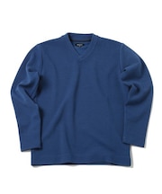 フクレジャカードデザインVネックTEE