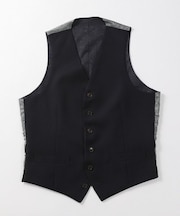 【ACTIVE TAILOR】ミックスヤーン/ホップサックリバーシブルベスト