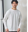 シェブロン柄リンクスジャガードロンT
