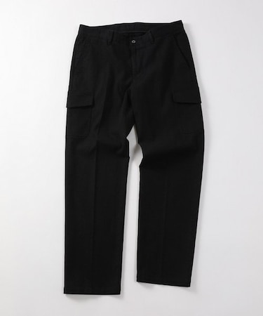 コットンリネンストレッチカーゴパンツ