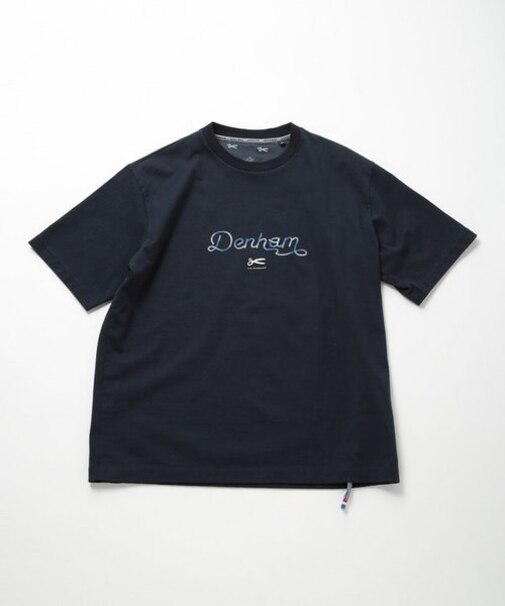 【DENHAM/デンハム】別注グラデーションロゴ刺繍Tシャツ