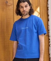 ストレッチスムースフロッキープリントT