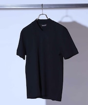 シルケットスムースVネックテーラーTシャツ