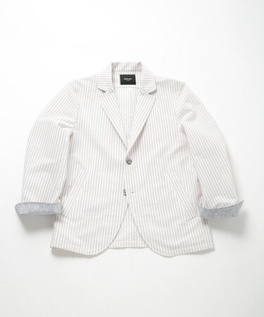 【COOL MAX】サッカーストライプテーラードジャケット