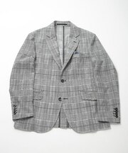 【ACTIVE TAILOR】3Dサッカープリントテーラードジャケット