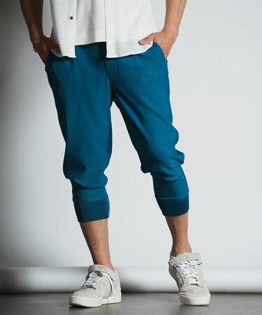 ハイパーストレッチ クロップド丈 イージージョガーパンツ