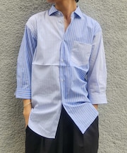 クレイジーパターン七分袖シャツ