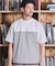 ボーダー天竺×ストレッチカルゼTシャツ