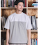 ボーダー天竺×ストレッチカルゼTシャツ