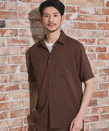 ストレッチカチオン半袖シャツ