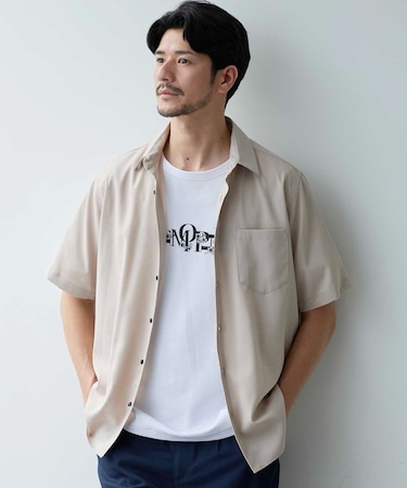 ストレッチカチオン半袖シャツ