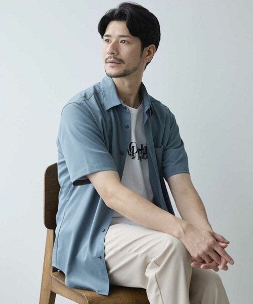 ストレッチカチオン半袖シャツ