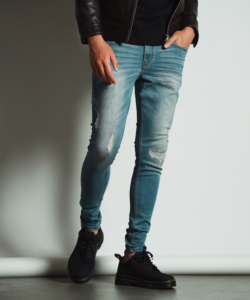 ハイパーストレッチデニムスキニーパンツ