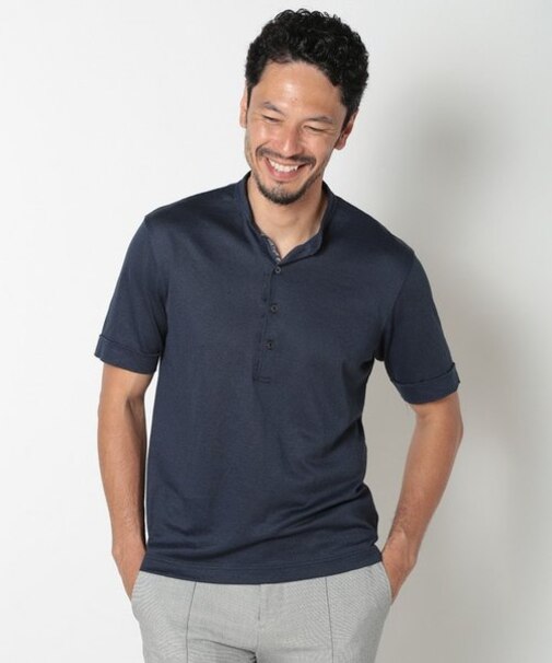 <COOL MAX>バンドスキッパーポロシャツ