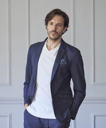 メランジ イージー ジャケット【セットアップ着用可】