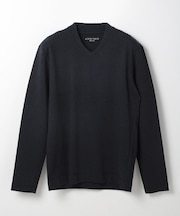 【ACTIVE TAILOR】シルケットスムースVネックロングカットソー