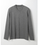 【ACTIVE TAILOR】シルケットスムースVネックロングカットソー