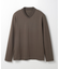 【ACTIVE TAILOR】シルケットスムースVネックロングカットソー