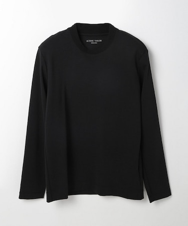【ACTIVE TAILOR】シルケットスムースクルーネックロングカットソー