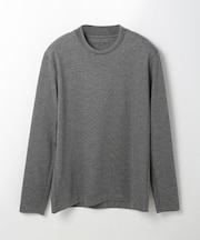 【ACTIVE TAILOR】シルケットスムースクルーネックロングカットソー