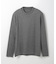 【ACTIVE TAILOR】シルケットスムースクルーネックロングカットソー