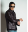 SHEEP LEATHER/シープレザー シングルライダースジャケット
