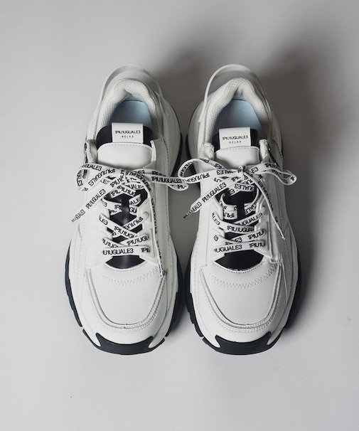 【1PIU1UGUARE3別注】バイカラーサイドZIPスニーカー