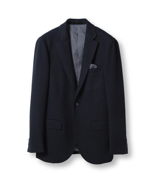 3D千鳥格子ジャージジャケット