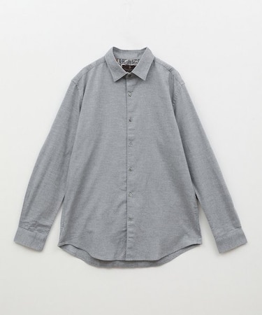 フランネルフレンチフロントカジュアルシャツ