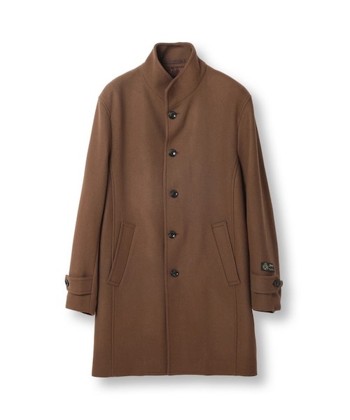Bellandiウールメルトンスタンドカラーコート｜メンズビギの通販