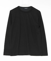 ジオメトリック柄クルーネックロンT