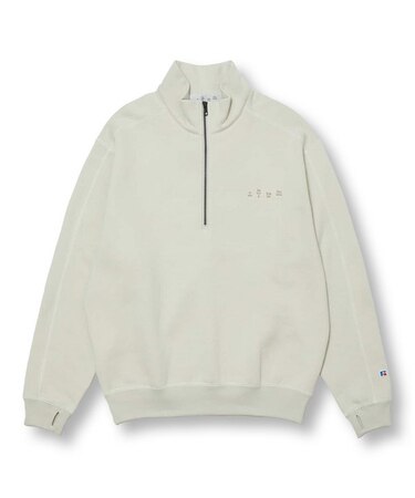 【bal/バル】RUSSELL ATHLETIC HEAVY COTTON HALF ZIP