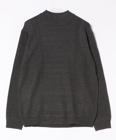 スウィッチデザイン モックネックニット