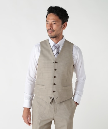 ミックスヤーン/ポップサックリバーシブルベスト