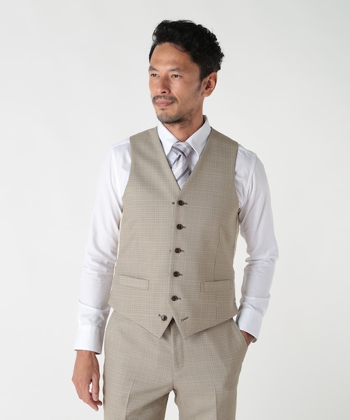 ミックスヤーン/ポップサックリバーシブルベスト