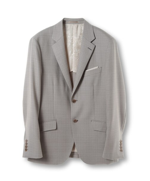 ミックスヤーン/ポップサックテーラードジャケット