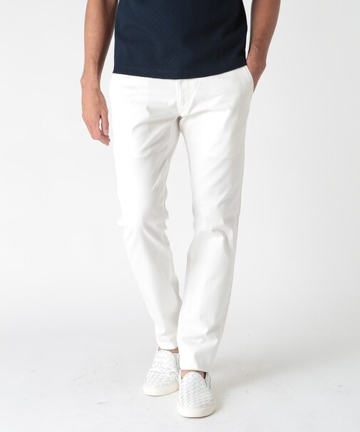 ＜ON/OFF兼用＞シャドーヘリンボーンストレッチパンツ