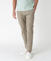 ＜ON/OFF兼用＞シャドーヘリンボーンストレッチパンツ