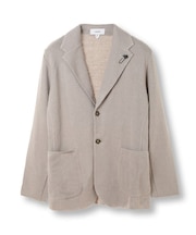 【LARDINI/ラルディーニ】リネンコットンニットジャケット